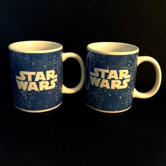 Set Of Two Star Wars Coffee Mugs Chewbacca and R2D2 12 ounce each - Picture 2 of 4